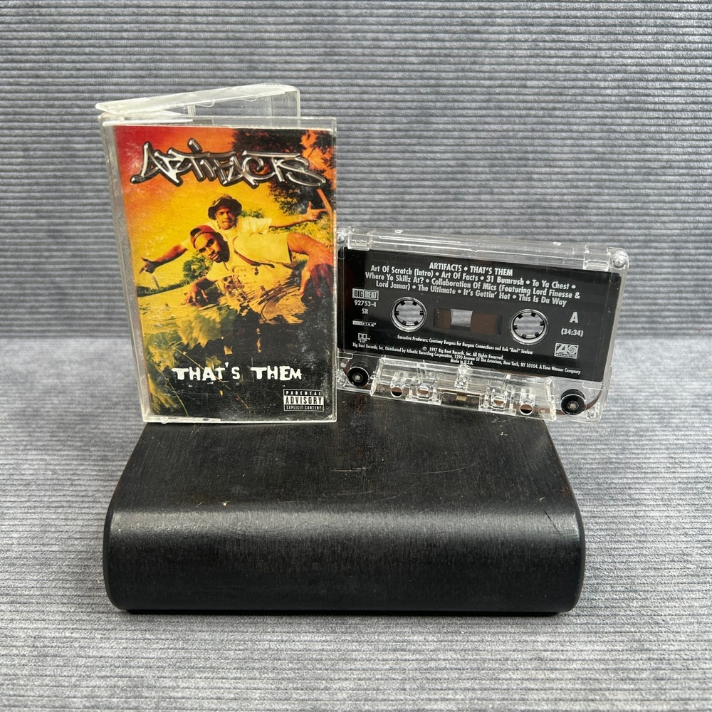 Artifacts That's Them Cassette Tape Big Beat 92753-4 Hip Hop 1997 Vintage USA